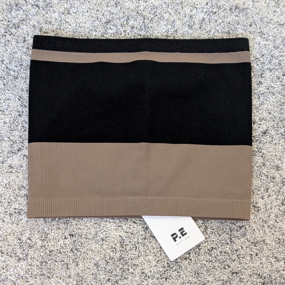 P.E Nation Restore Strapless Stripe Top